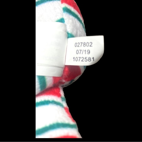 Build A Bear Small Peppermint Twist Christmas Sloth 6 inches Ornament Decor - Picture 5 of 7